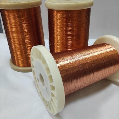 Ultra Fine Magnet Enameled Round Copper Wire Self Bonding For Air Coil 0.09mm